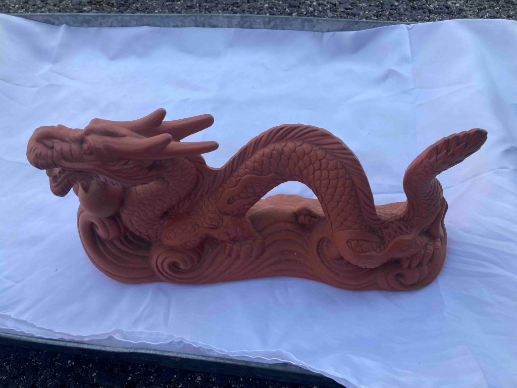 Japanese dragon carving