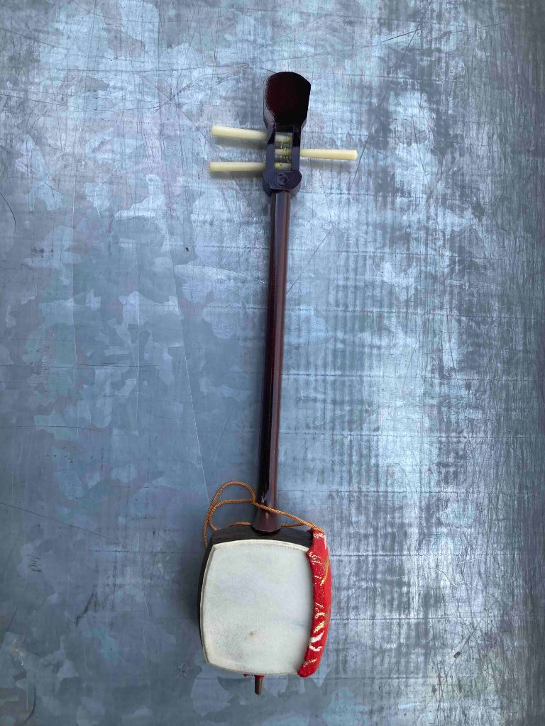 Japanese shamisen instrument
